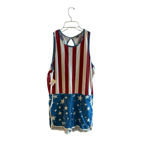 Junk Food Clothing Pants - Junk Food Red and White Striped Tank Top